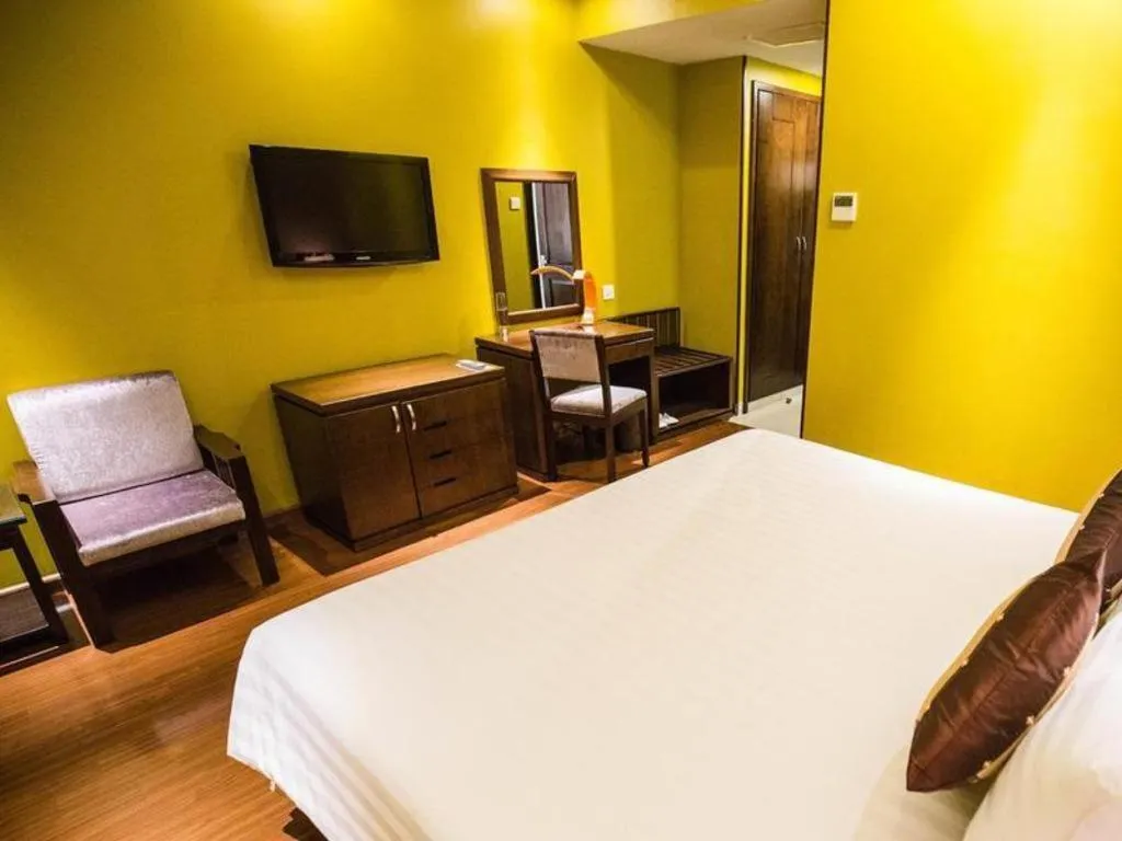 Bed in Grand Silverland Hotel