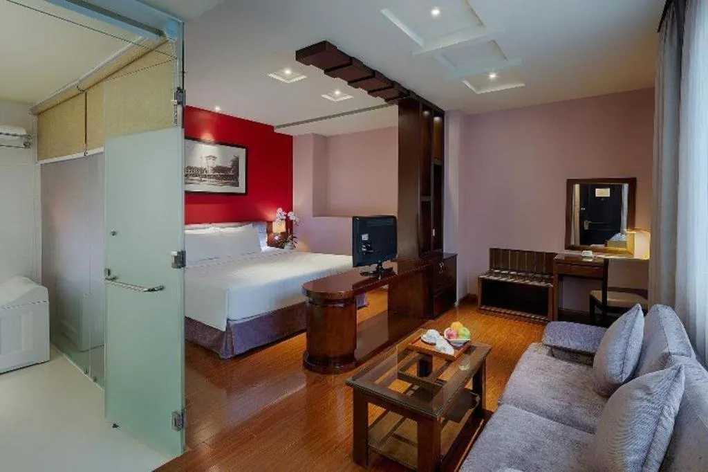 Bed in Grand Silverland Hotel