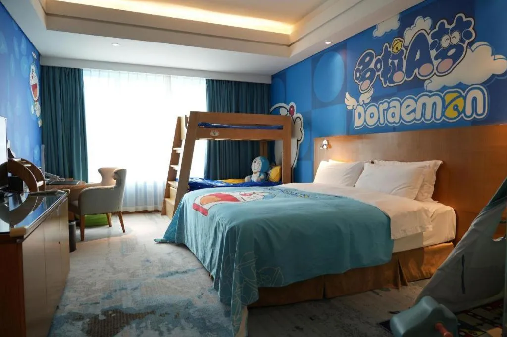 Bed in Fuyang International Trade Centre Hotel