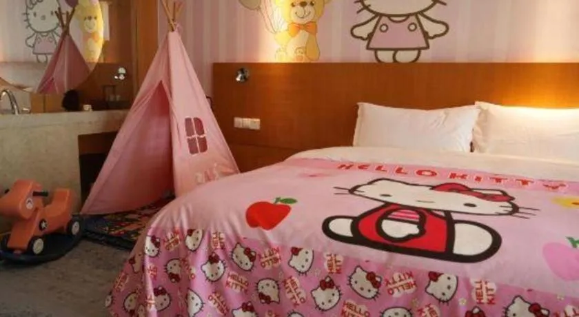 Bed in Fuyang International Trade Centre Hotel