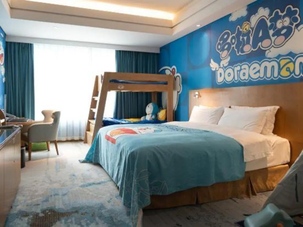 Bed in Fuyang International Trade Centre Hotel