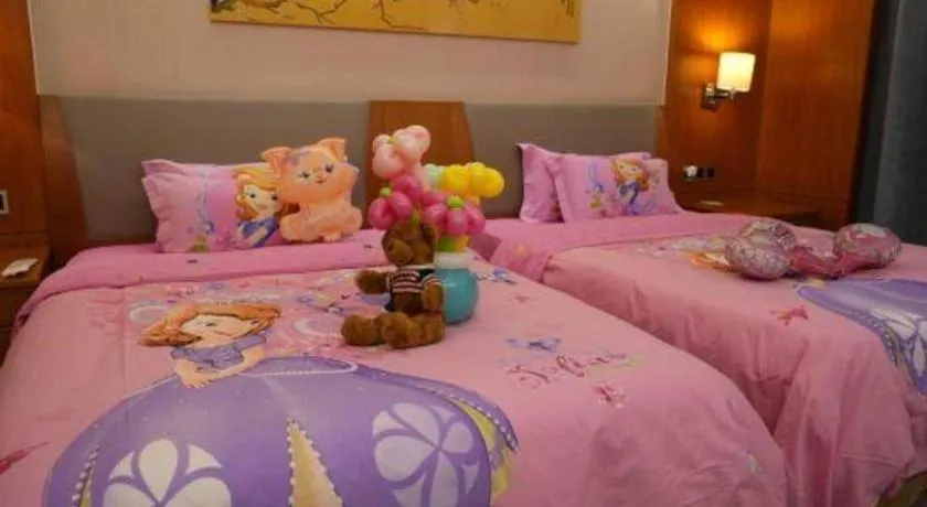 Bed in Fuyang International Trade Centre Hotel