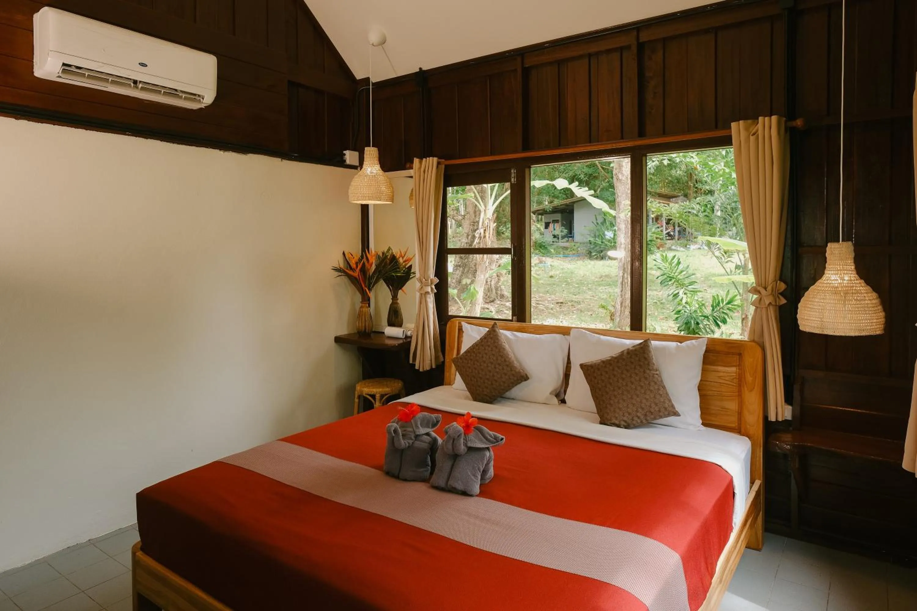Photo of the whole room, Bed in JOY Bungalow Resort and Restaurant