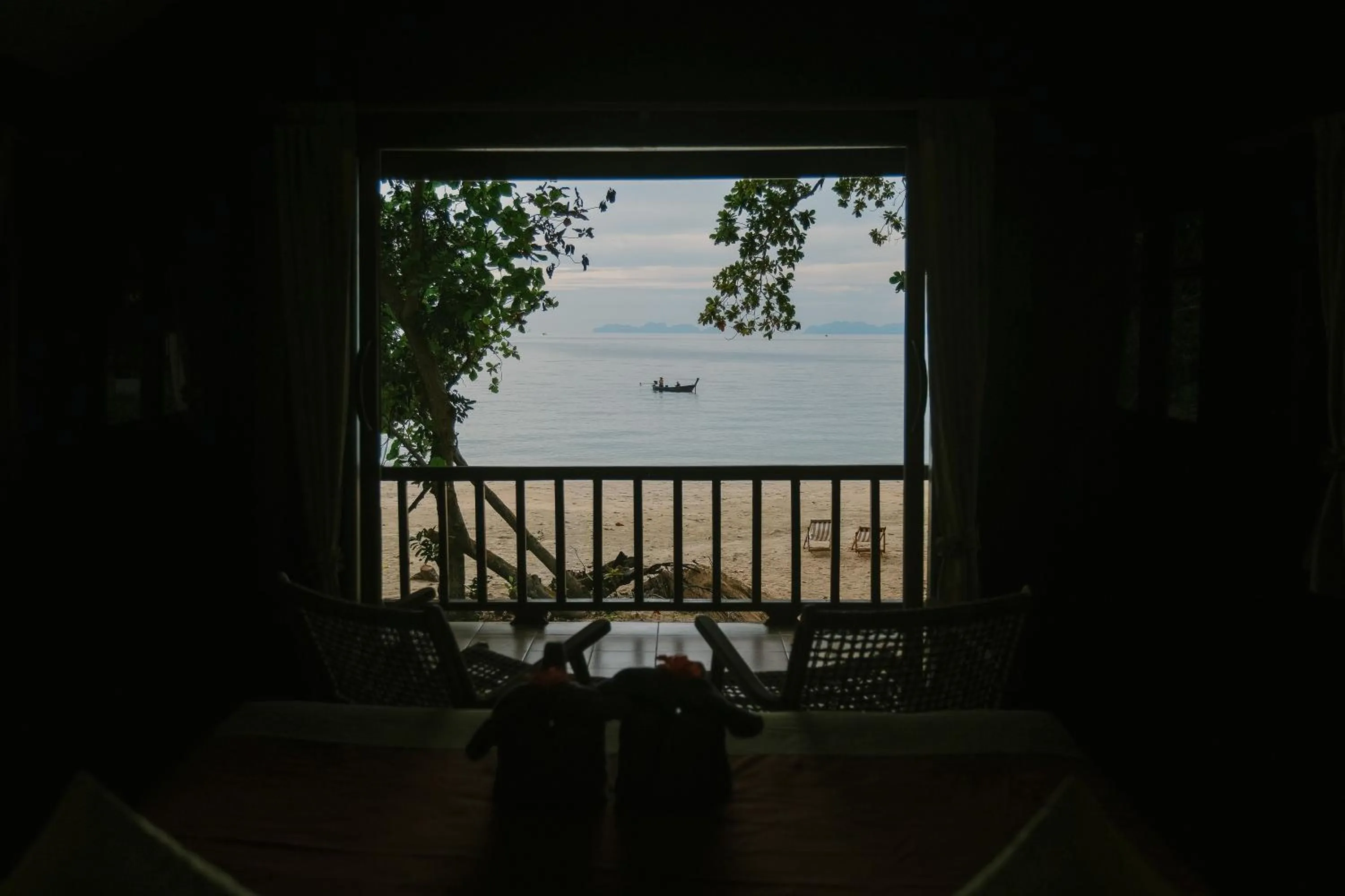 Balcony/Terrace in JOY Bungalow Resort and Restaurant