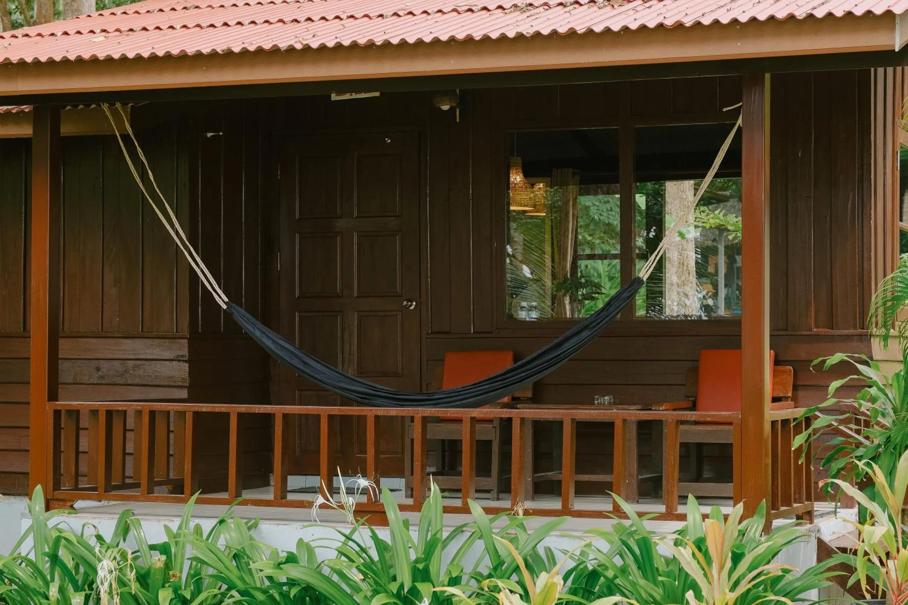 Patio in JOY Bungalow Resort and Restaurant