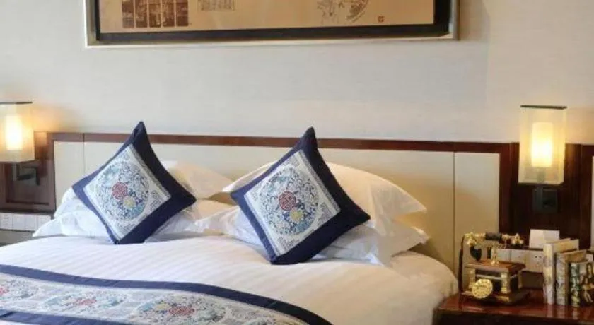 Bed in Tong Que Tai Jinling Hotel Tongling Anhui