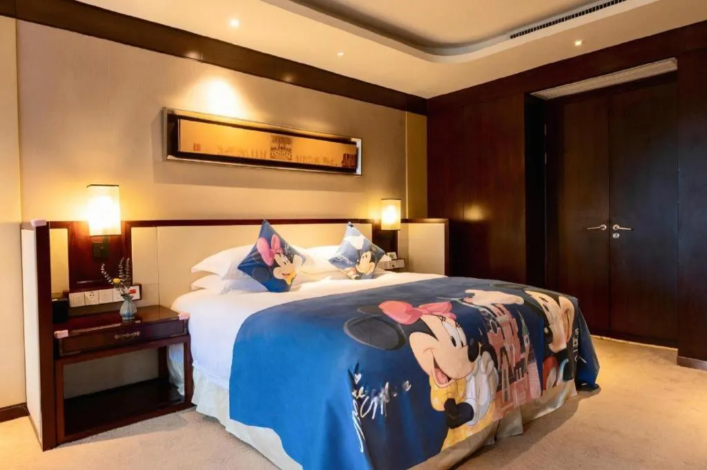Bed in Tong Que Tai Jinling Hotel Tongling Anhui