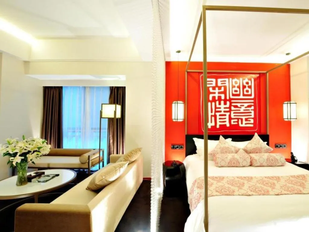 Bed in Xian Hotel New