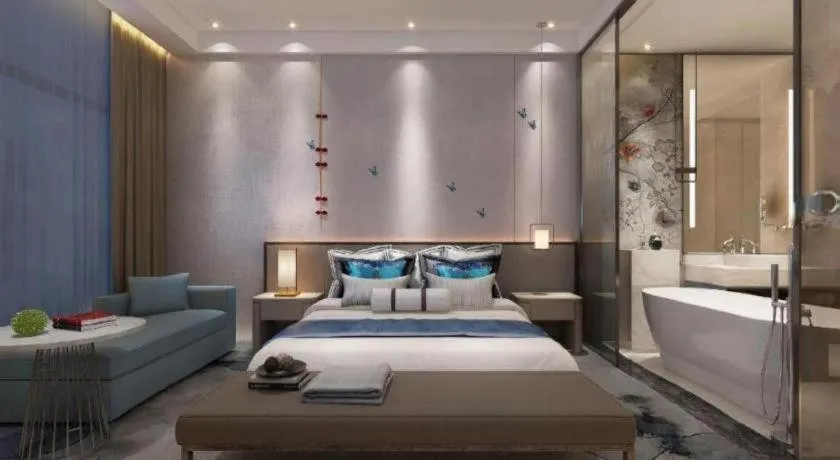 Bed in Nanjing Lakehome Hotels and Resorts