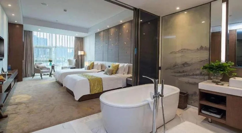 Bed in Nanjing Lakehome Hotels and Resorts