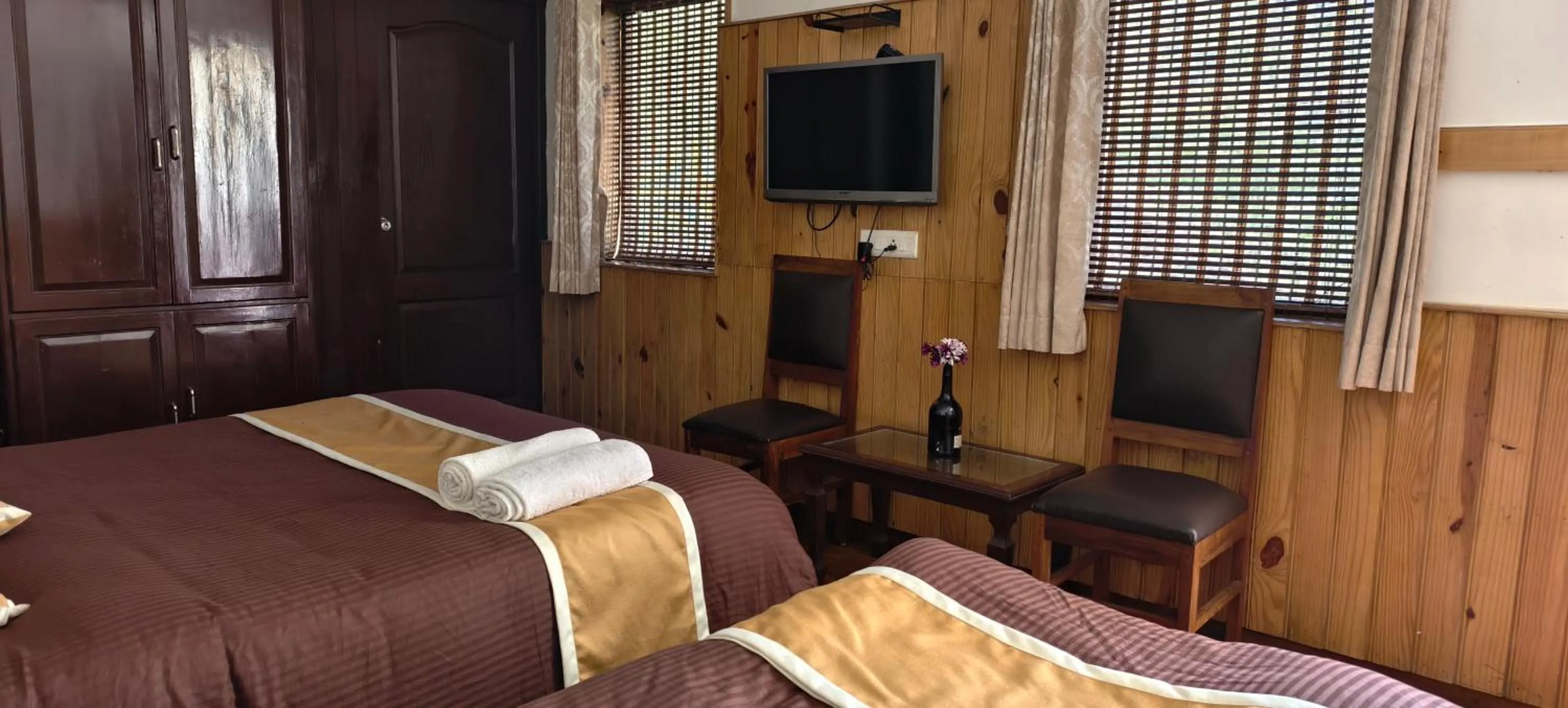 Bed in Tree Elanza, Unit of Santhi Ayurvedic Resort