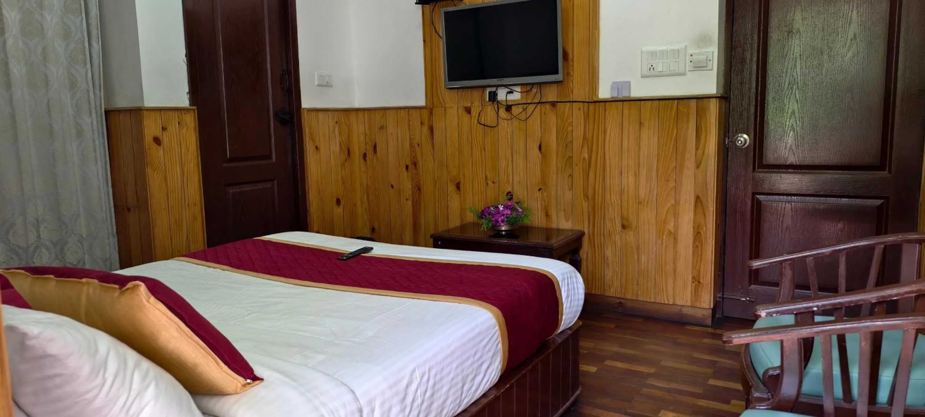 Bed in Tree Elanza, Unit of Santhi Ayurvedic Resort