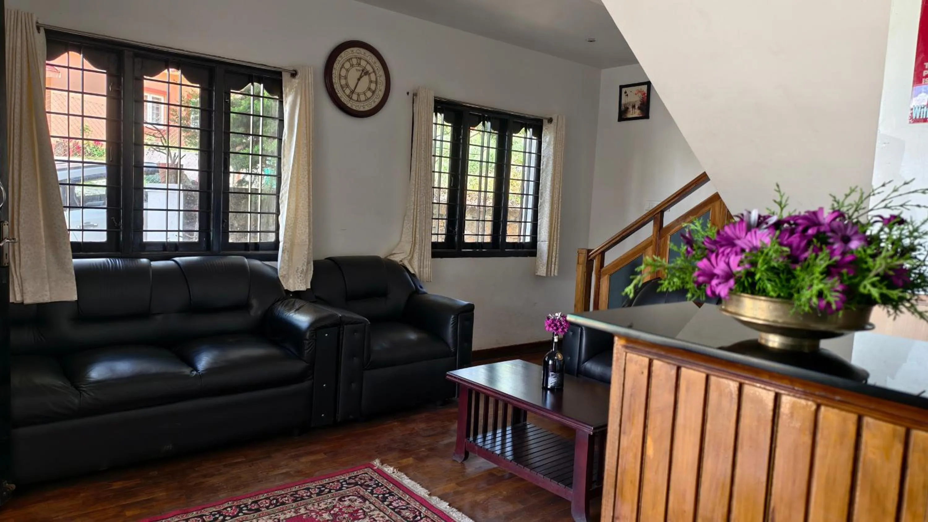 Seating area in Tree Elanza, Unit of Santhi Ayurvedic Resort