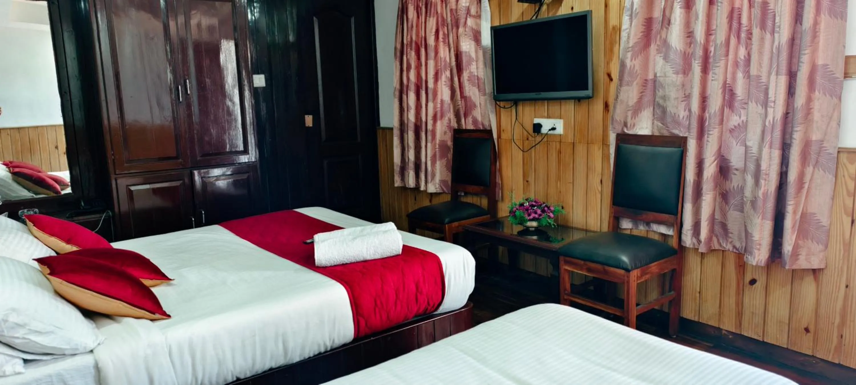 Bed in Tree Elanza, Unit of Santhi Ayurvedic Resort