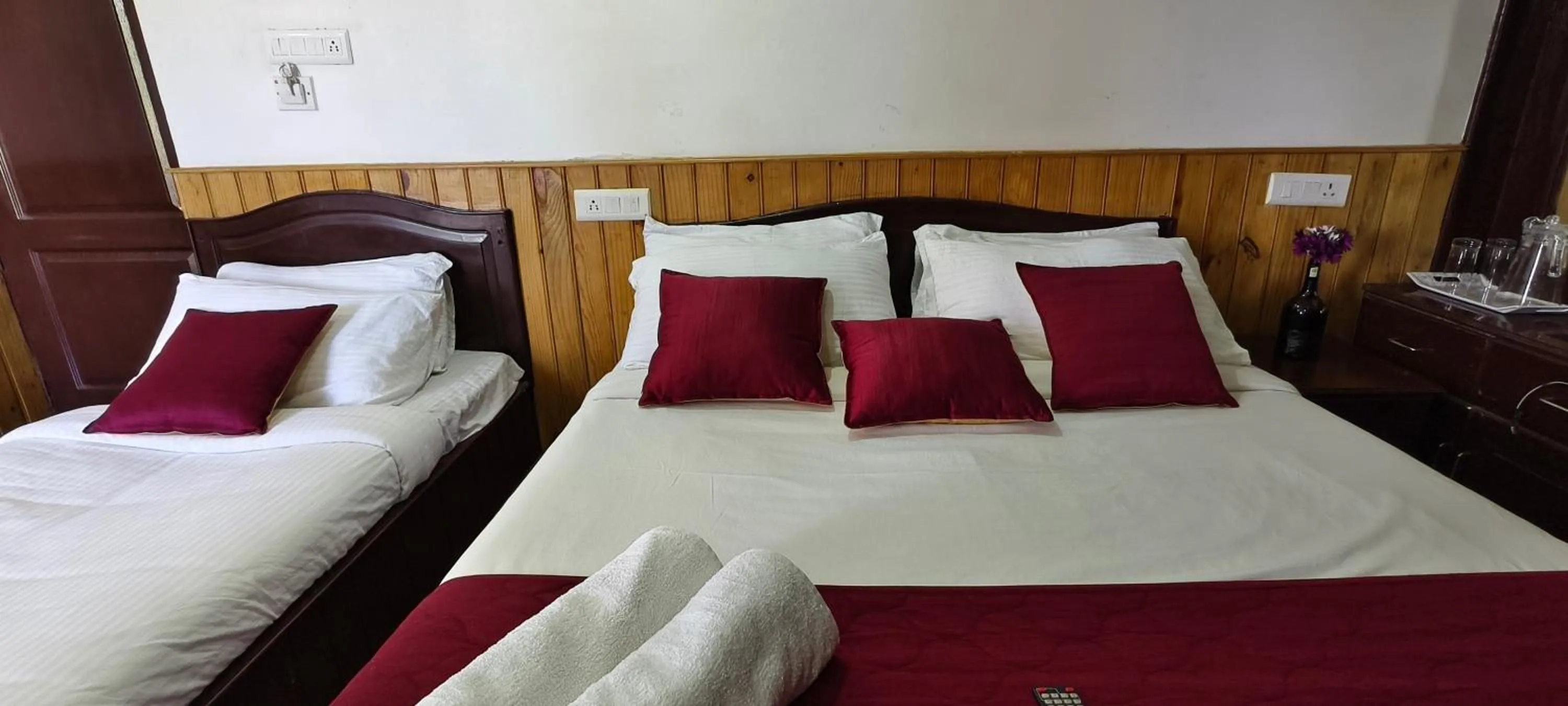 Bed in Tree Elanza, Unit of Santhi Ayurvedic Resort