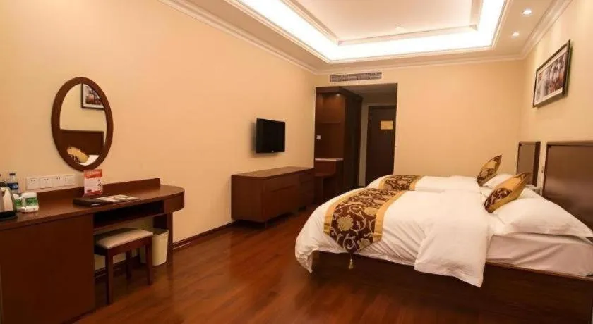 Bed in GreenTree Inn Suzhou Dongxing Road Xinye Square Express Hotel