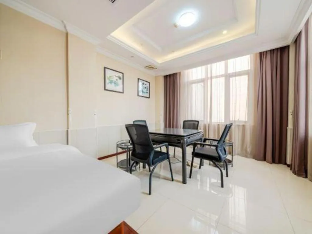 Bed in GreenTree Inn Suzhou Dongxing Road Xinye Square Express Hotel