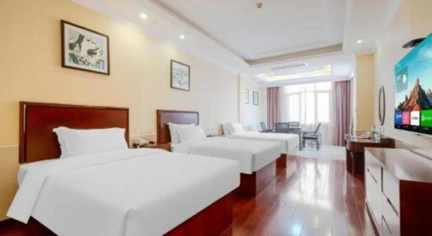 Bed in GreenTree Inn Suzhou Dongxing Road Xinye Square Express Hotel