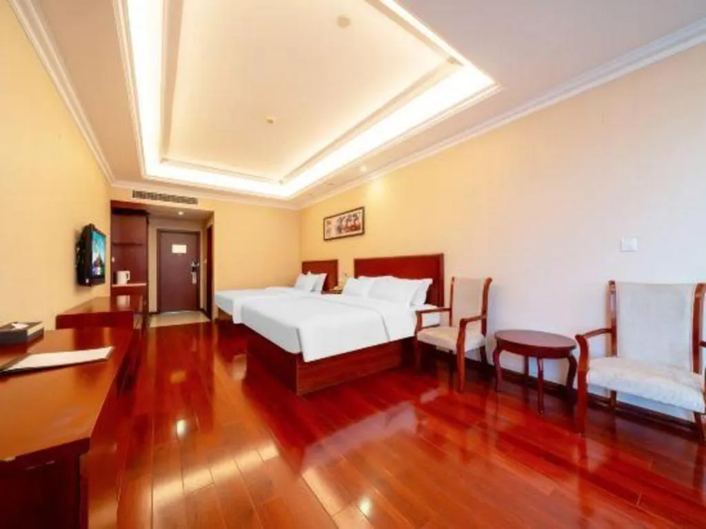 Bed in GreenTree Inn Suzhou Dongxing Road Xinye Square Express Hotel