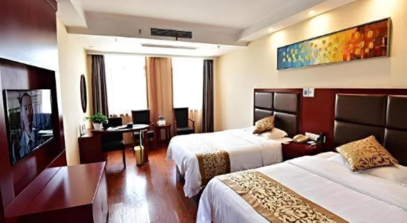Bed in GreenTree Inn Anhui Xuancheng Ningguo NinGYAng East Road Darunfa Branch