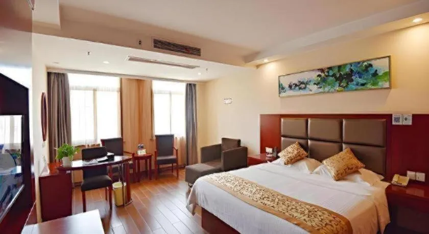 Bed in GreenTree Inn Anhui Xuancheng Ningguo NinGYAng East Road Darunfa Branch