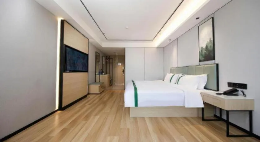 Bed in GreenTree Inn Anhui Xuancheng Ningguo NinGYAng East Road Darunfa Branch