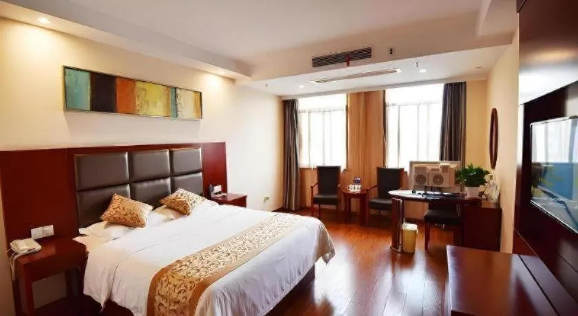 Bed in GreenTree Inn Anhui Xuancheng Ningguo NinGYAng East Road Darunfa Branch