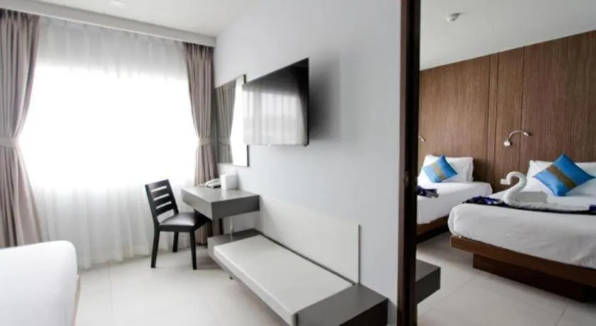 Bed in Elegancy Sansabai Hotel