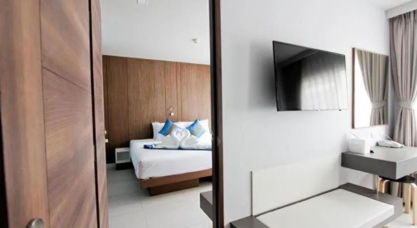 Bed in Elegancy Sansabai Hotel