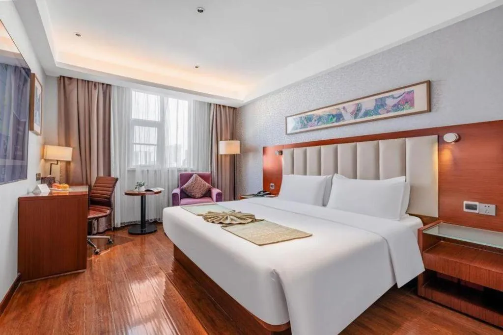 Bed in Yitel Guangzhou Pazhou Exhibition Center Chigang Metro Station