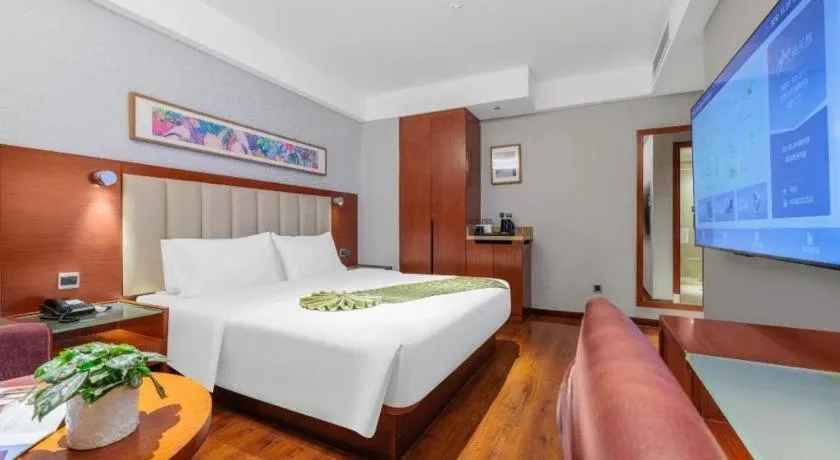 Bed in Yitel Guangzhou Pazhou Exhibition Center Chigang Metro Station