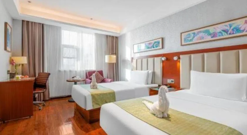 Bed in Yitel Guangzhou Pazhou Exhibition Center Chigang Metro Station