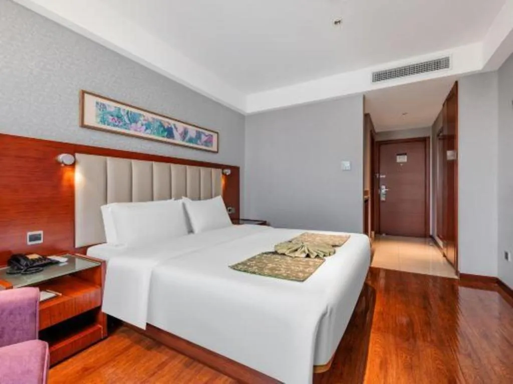 Bed in Yitel Guangzhou Pazhou Exhibition Center Chigang Metro Station