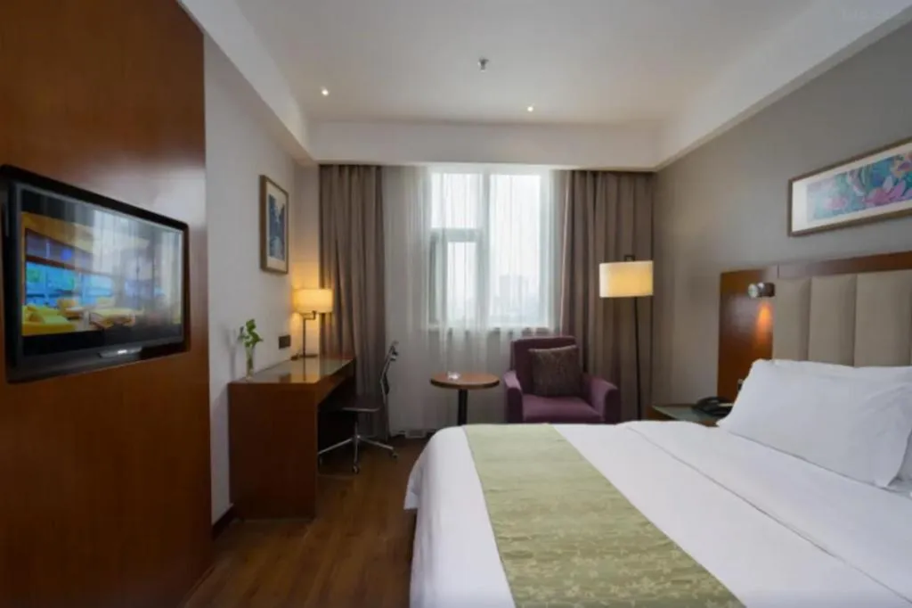 Bed in Yitel Guangzhou Pazhou Exhibition Center Chigang Metro Station