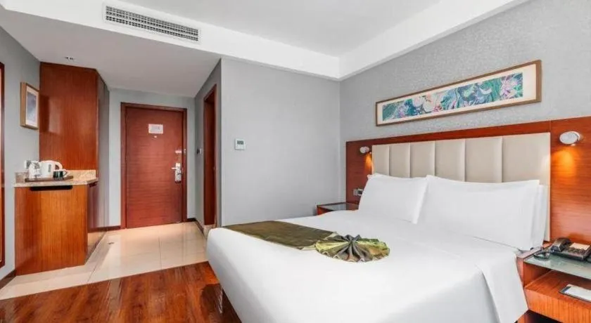 Bed in Yitel Guangzhou Pazhou Exhibition Center Chigang Metro Station