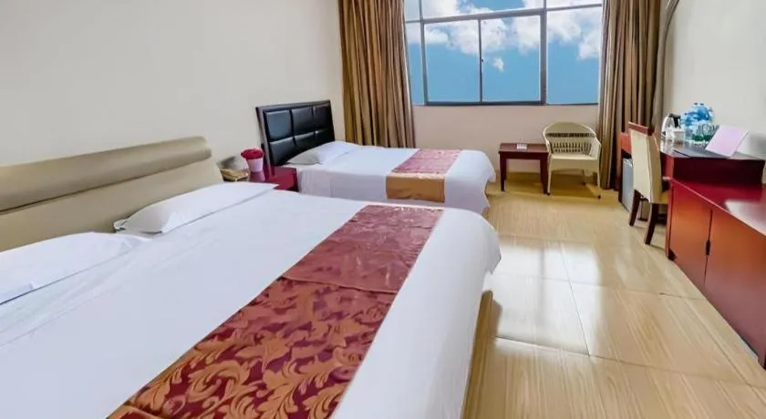 Bed in Jian Guo Grand Hotel