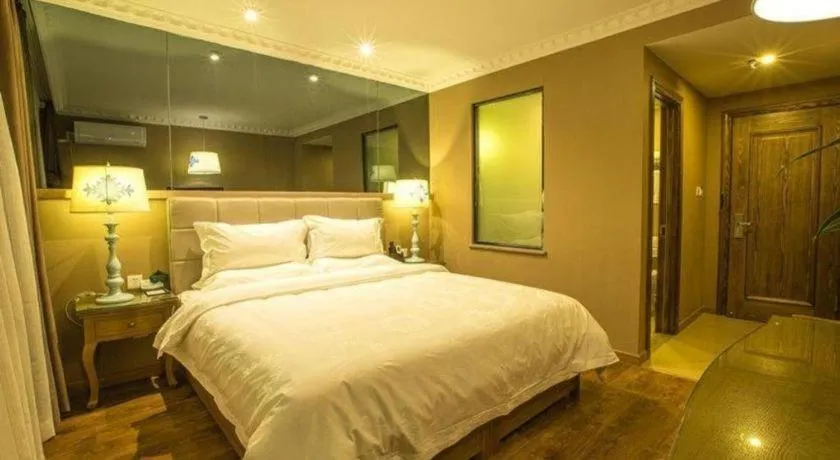 Bed in Hohhot Shanghua Boutique Hotel