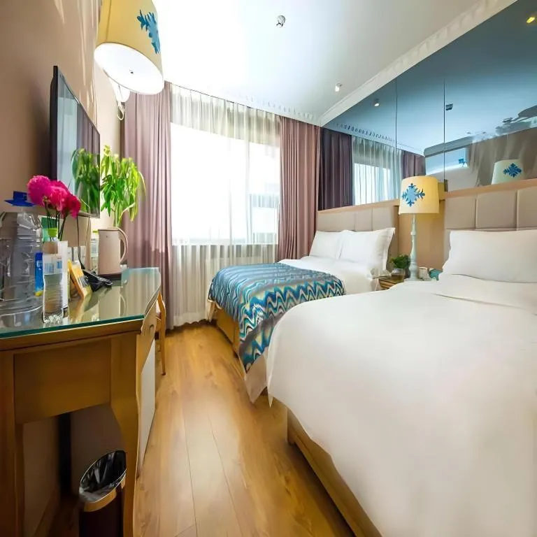 Bed in Hohhot Shanghua Boutique Hotel