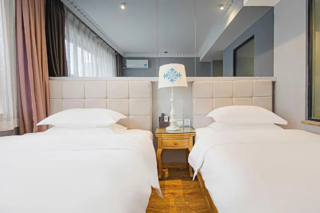 Bed in Hohhot Shanghua Boutique Hotel