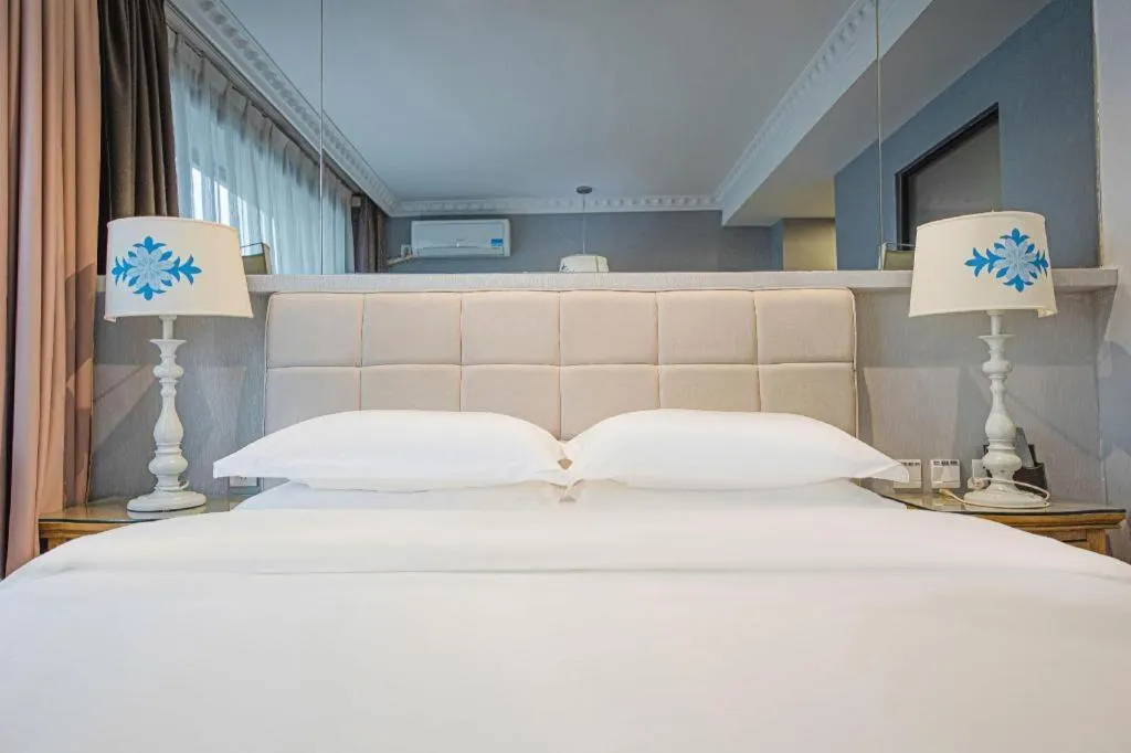 Bed in Hohhot Shanghua Boutique Hotel