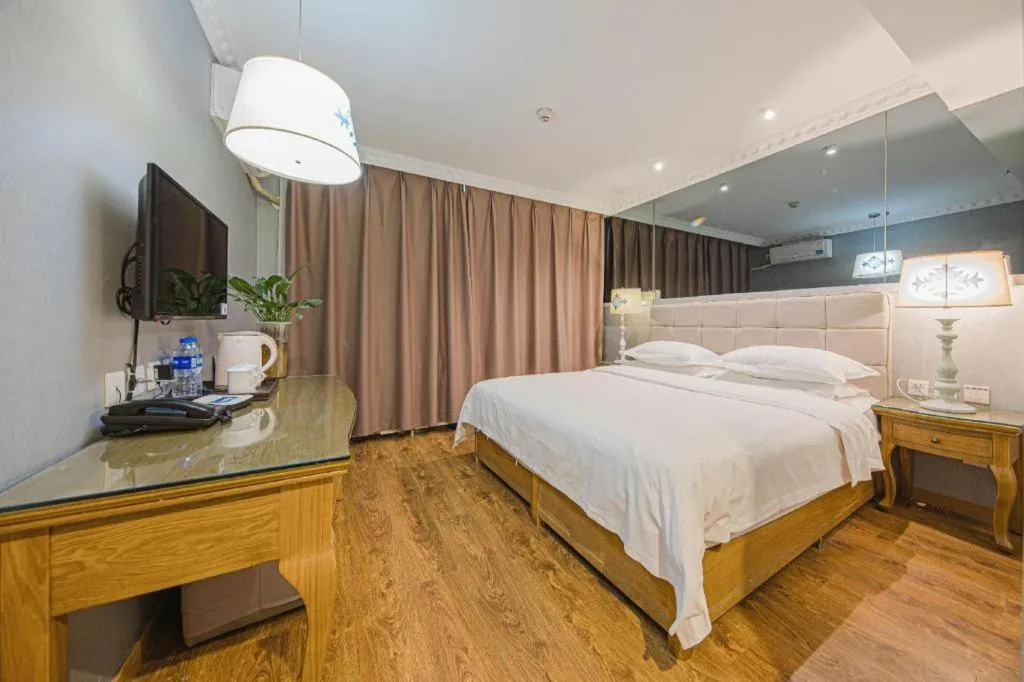 Bed in Hohhot Shanghua Boutique Hotel