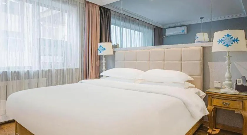 Bed in Hohhot Shanghua Boutique Hotel