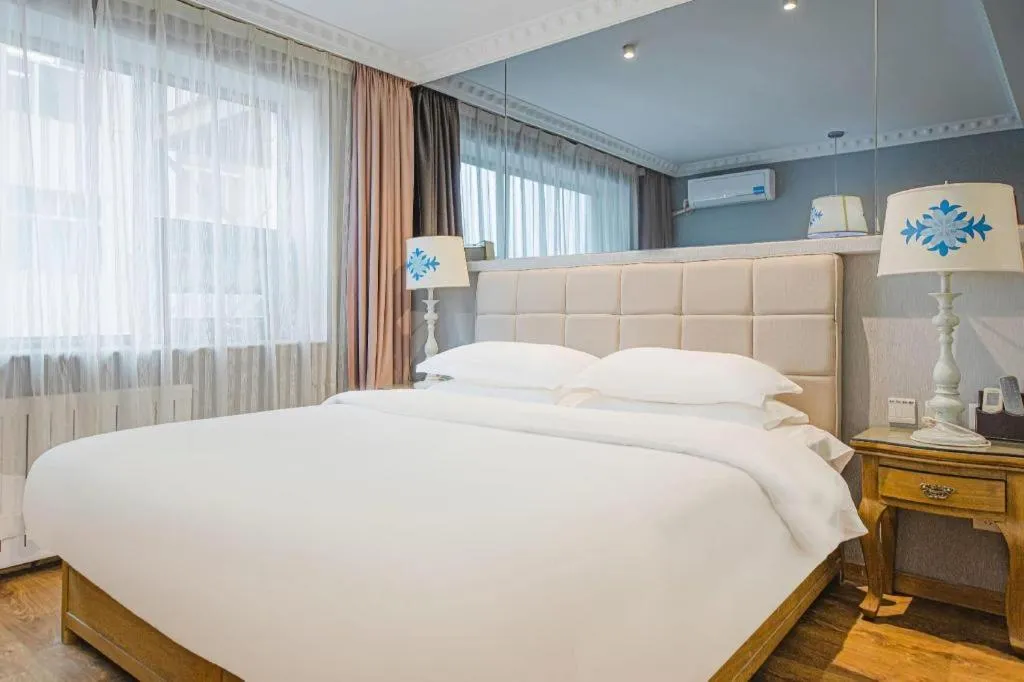 Bed in Hohhot Shanghua Boutique Hotel