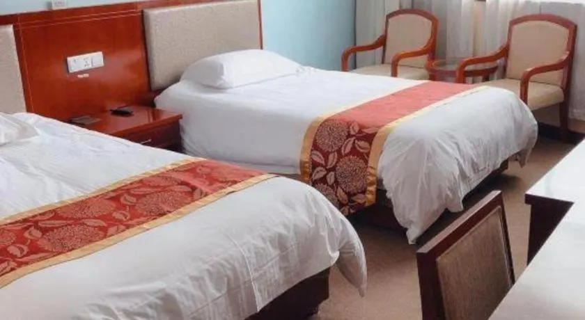 Bed in GreenTree Inn Shanghai Sheshan national tourist resort Express Hotel