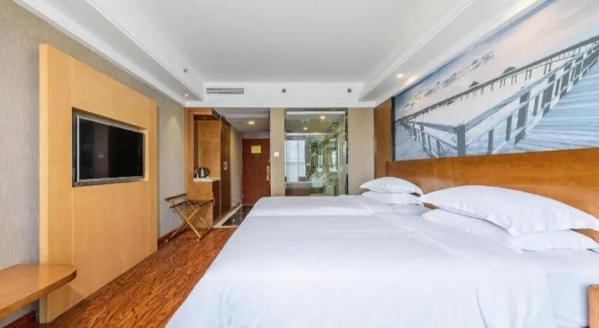 Bed in Vienna Classic Hotel Guilin Quanzhou Central Square