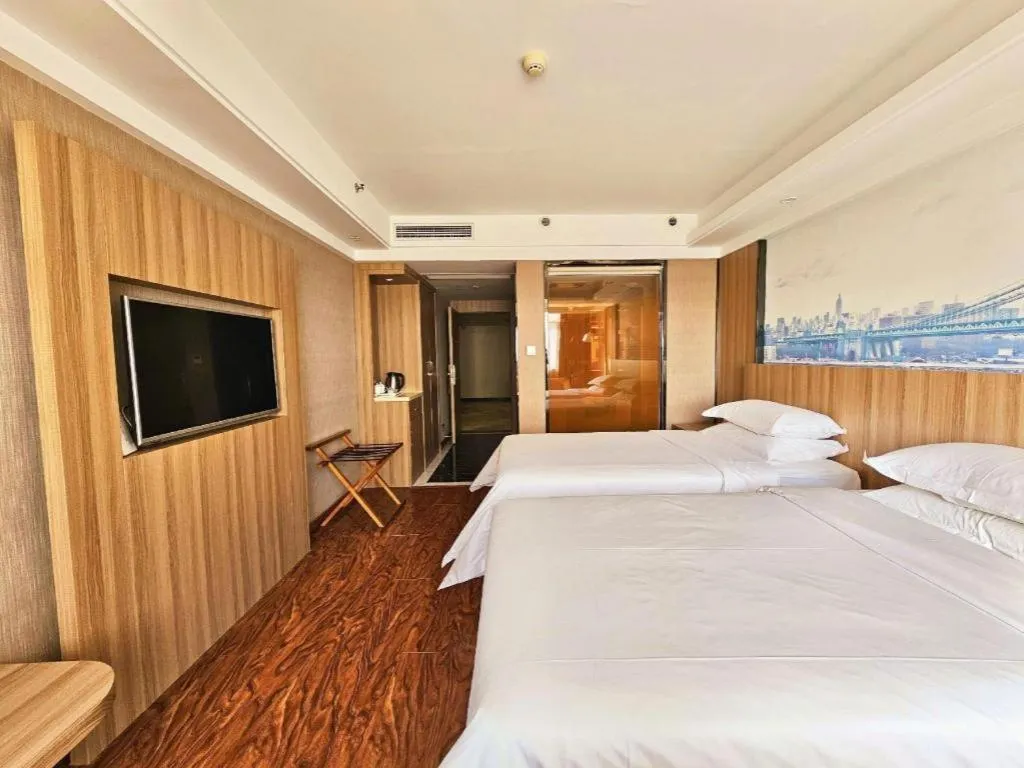 Bed in Vienna Classic Hotel Guilin Quanzhou Central Square
