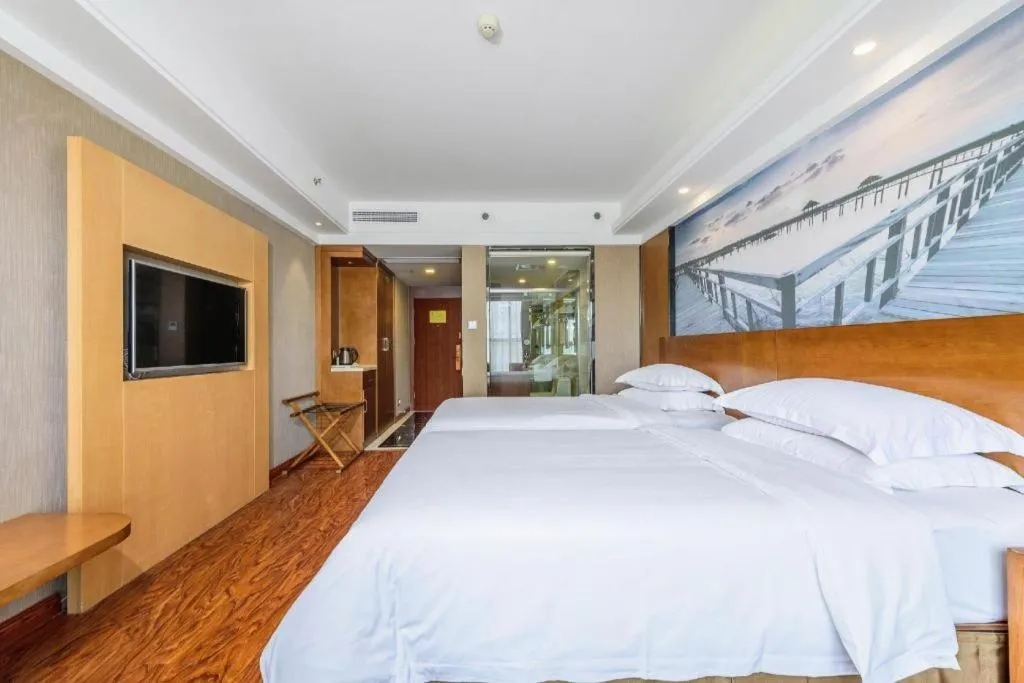 Bed in Vienna Classic Hotel Guilin Quanzhou Central Square