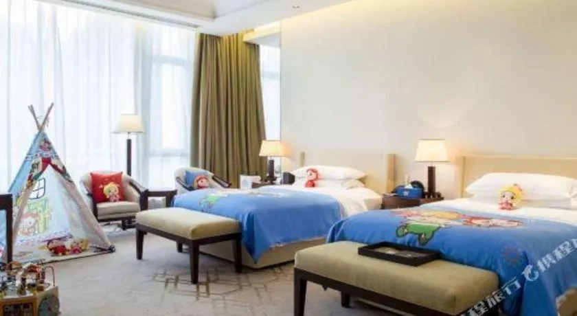 Bed in Suzhou Jinji Lake Grand Hotel