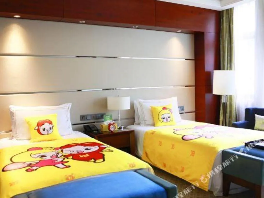 Bed in Suzhou Jinji Lake Grand Hotel