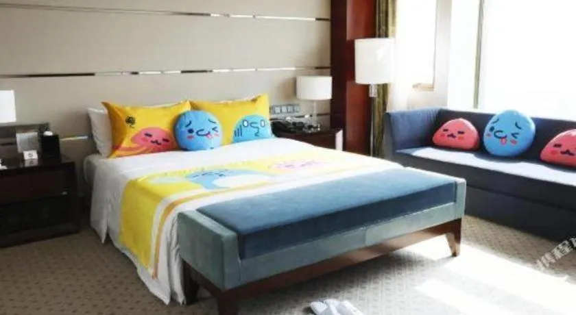 Bed in Suzhou Jinji Lake Grand Hotel